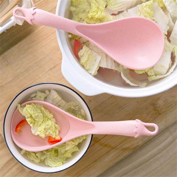 rice-spoon-household-eggplant-wheat-straw-large-plastic-kitchenware-porridge-spoon-thickened-soup-spoon-kitchen