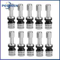 [คืนสินค้าได้ภายใน 7 วัน] 10pcs Universal Bolt-in Tubeless Wheel Tire Valve Stems with Dust Caps[มาถึงภายใน 3 วัน]