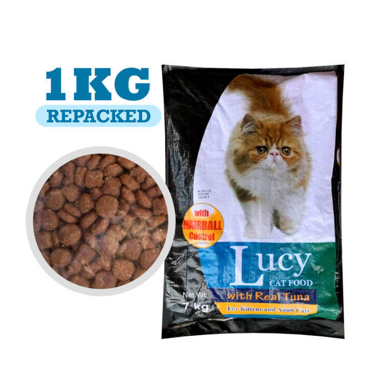 LUCY CAT FOOD FOR ALL AGES 1KG CAT DRY FOOD Pet Diet Paw Feline Kitty
