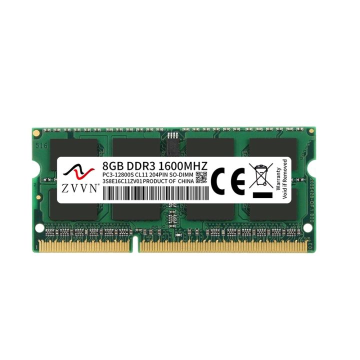 CRUCIAL 8GB DDR3L 1600 PC3-12800 Laptop SODIMM 204-Pin Memory RAM DDR3L 1x  8G