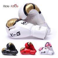 2023™▨● Kick Boxing Gloves for Men Women PU Karate Muay Thai Guantes De Boxeo Free Fight MMA Sanda Training Adults Kids Equipment