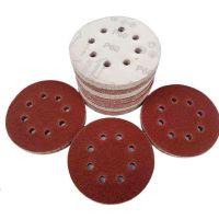 【CW】 20Pcs 5inch 125mm Round Sandpaper 8 Hole adhesive Sanding Disc 40 2000 Grit  amp; Paper Wood Metal Polishing