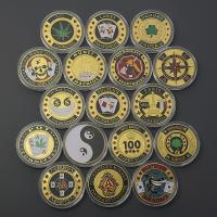 【YD】 Poker Cards Luck Guard Commemorative Coins Chips Set Casino Dealer Coin Crafts Collection
