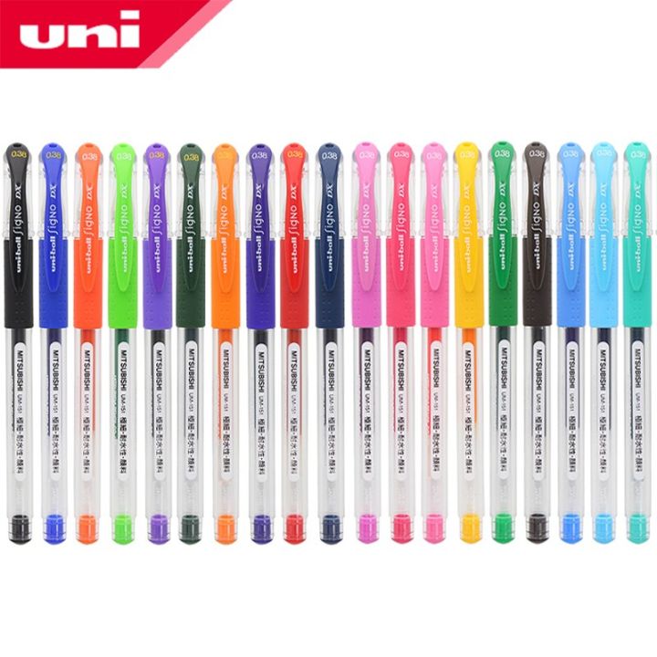 12 Pcs/Lot Mitsubishi Uni Um-151 Ball Signo Gel Ink Pen 0.38 Mm Pens 20 ...