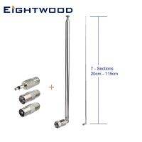 Eightwood อะไหล่เสาอากาศวิทยุ Fm 115Cm 7-Section Telescopic สำหรับ Yamaha Onkyo Denon บุกเบิก Marantz