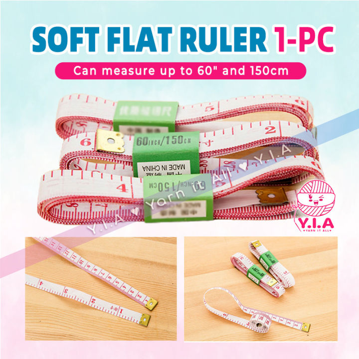 1.5m Color Soft Measuring Tape Garment Measuring Ruler Scale Ruler Body  Measuring Ruler Sewing Double-sided Flat Ruler Tape