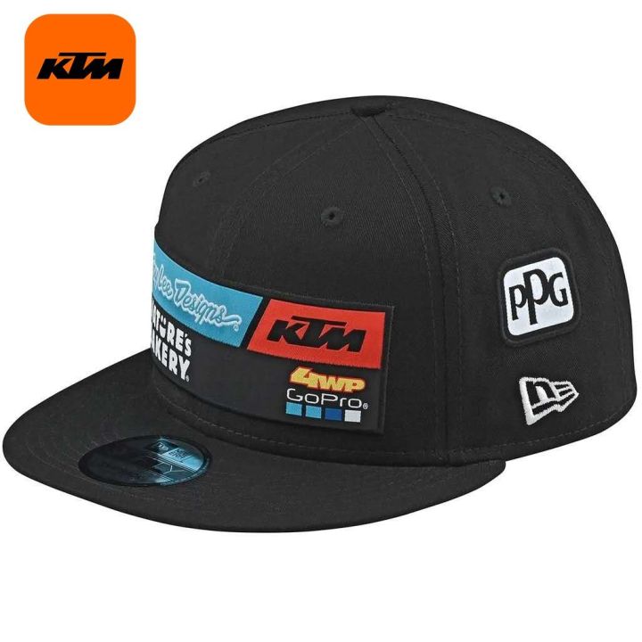 2023 TLD KTM 9fifty black motorcycle hat snapback MX motocross cap ...