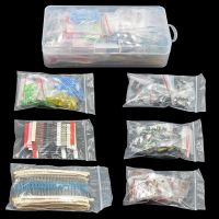 【HOT】 components Kits film Resistor assortment kit led diodes electrolytic Capacitor set transistor Pack diy