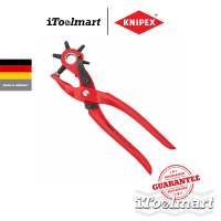 KNIPEX คีมเจาะรูเข็มขัด 90 70 220 SB ขนาด 220 มิล (Revolving Punch Pliers)