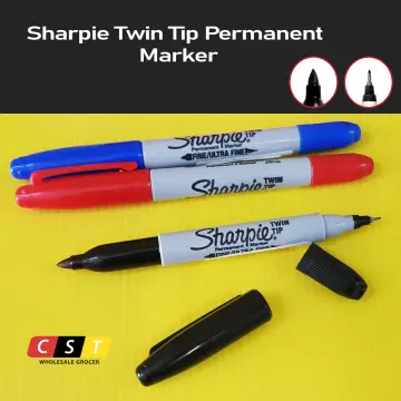 Sharpie Twin Tip Permanent Marker, Black