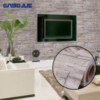 ↂ♚ Waterproof Brick Vinyl Wall Paper Modern Bedroom Living TV Sofa Background Self-Adhesive PVC Wallpaper Room Decoration Stickers