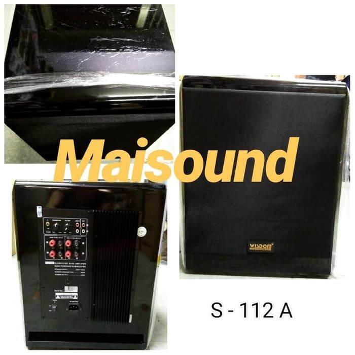 SUBWOOFER WISDOM S 112A S112A S 112 A Quality Lazada Indonesia