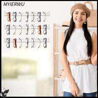 MYIERWU โปร่งใสโปร่งใส ตัวจัดระเบียบแว่นกันแดด อุปกรณ์ติดผนัง อะคริลิค ที่ใส่แว่นตา ความเรียบง่ายเรียบง่าย ที่แขวนแว่นตา แว่นกันแดดสำหรับผู้หญิง