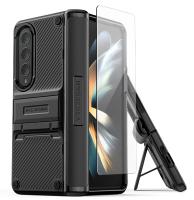 VRS Desisn Galaxy Z Fold 4 Quick Stand Pro Hinge Cover Case With Glass Film Set