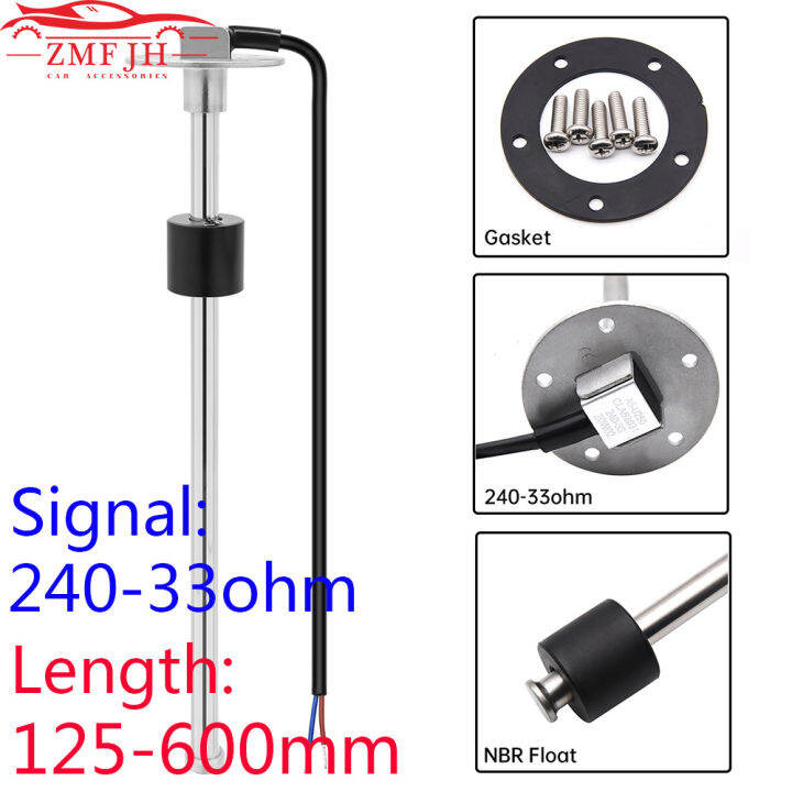 240-33 Ohm WaterFuel Level Sensor fit Universal Oil Gasoline Tank Gauge ...