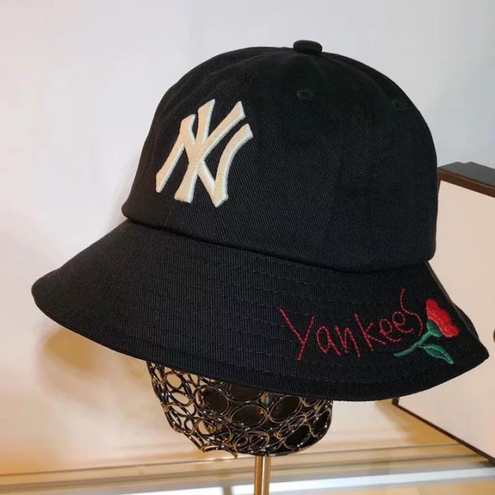 หมวกบักเก็ต-ลายโลโก้ทีมเบสบอส-ny-yankees-นิวยอร์ก-แยงกีส์