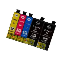 5pk T3471 Epson T3273 Wf-3720dwf ตลับหมึกที่เข้ากันได้ T3274/เครื่องพิมพ์ Wf-3725dwf