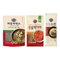 CJ Beksul บะหมี่แห้ง เกาหลี วุ้นเส้นมันเทศ บะหมี่เส้นแก้ว SOMYUN KOREAN DRIED NOODLE SARI DANGMYUN NAPJAK DANGMYUN