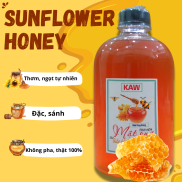 Mật ong nguyên chất hoa tràm, hoa điều, cafe 1 lít, 500 ml, 100 ml - Thơm