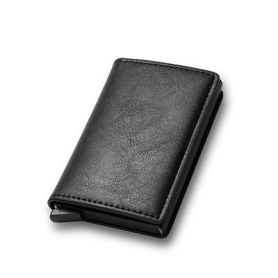 【CW】✣❀  Custom Card Holder Rfid Carbon Leather Wallet Mens Personalized