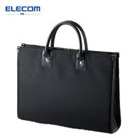 ELECOM Thin Business Bag Shoulder Handbag, Laptop (13.3 inch) Black Double Zipper BM-F01XBK