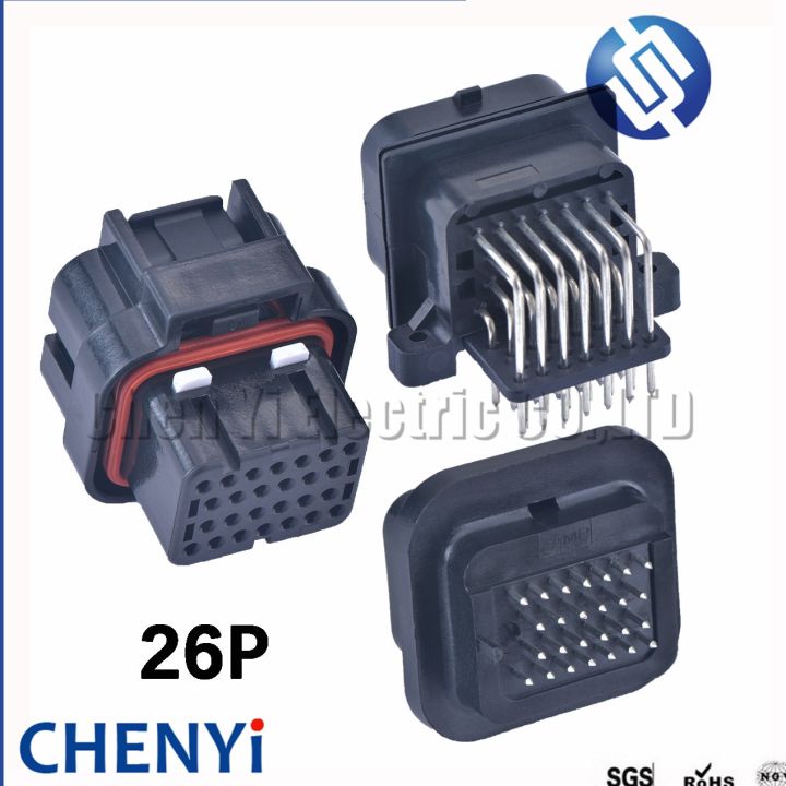 26 Pin 3-1437290-7 6437288-6 TE AMP SUPERSEAL 3 Slots Electrical Female ...