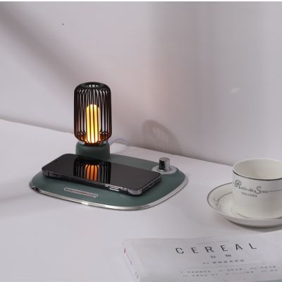 แท่นชาร์จไร้สาย Wireless Charger โคมไฟตั้งโต๊ะ desk lamp 15w ชาร์จเร็ว สำหรับมือถือมาตรฐานQiทุกรุ่นทุกยี่ห้อ