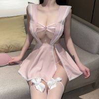 Pink Pure Lust Maid Outfit Sexy Lingerie Passionate Midnight Charm Pajamas Cute Dress Uniform Temptation Suit 【SEP】