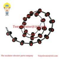 Use For Thyssen Escalator Pulley Group Rotary Chain 24 Joints Stainless Steel