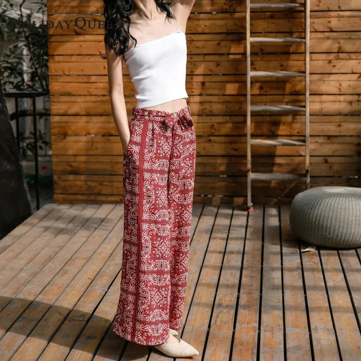 Summer Women Black Loose Lounge Pants High Waist Casual Wide Leg Long  Palazzo Pants Trousers White Pants Capris AliExpress | Ladies Retro Bottoms  Lounge Beach Trousers Vintage Palazzo Pant | tk.gov.ba