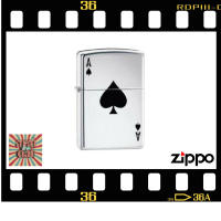 Zippo Lucky Ace of Spade, 100% ZIPPO Original from USA, new and unfired. Year 2021