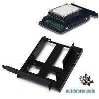 3.5 2.5 SSD HDD to PCI PCI-e Metal Mount PC Casing Hard Drive Bracket Adapter