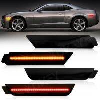 4x Car Front Rear Amber/Red Full Side Marker Turn Signal Light for Chevy Camaro 2010-2015 LED Fender/Turn Signal Light 12V