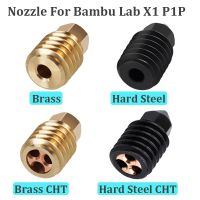 ┇ 2pcs Bambu Clone CHT Nozzle High Speed CHT Brass Hardened Steel Nozzles For Bambu Lab X1 Carbon X1-Carbon Combo P1P 3D Printer