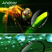 Andoer 49Mm ปิดแมโคร-Up ชุดฟิลเตอร์ + 1 + 2 + 4 + 10พร้อมกระเป๋าสำหรับ Nikon Canon Sony DSLR