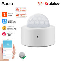 Zigbee PIR Motion Sensor Tuya Smart Home Automation Security Protection Presence Sensor Smart Life Control รองรับ Zigbee2mqtt