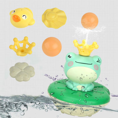 Frogs Sprinkle Bath Toy Kids Water Splashing Toys Children Bathing Water Squirt Toy Fun Game Bathtub Pool Water Toys