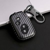 4 Buttons Carbon ABS Car Key Case Cover Fob for Lexus GS430 ES350 GS350 LX570 IS350 RX350 IS250 Key Shell Key Chains