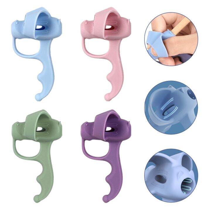 Writing Children Aids Kids Correction Silicone Tool Handwriting Holder ...