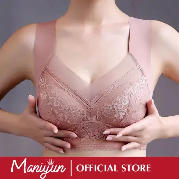 Soft Thin Sponge Bra Plain Cotton Bra Cup BC Size 36-42 Skin-Friendly SUPOR  LISA Small 3 Hooks Breathable Daily Wear Lingerie Ladies