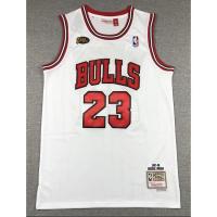 Hot 【10 styles】nba jersey Chicago Bulls No. 23 white 98 fianls basketball jersey