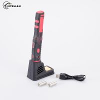 ❇ 480 ℃ Cordless Electric Soldering Iron Portable Usb Rechargeable Lithium Battery Welding Set Electric Iron with Bright LED Light