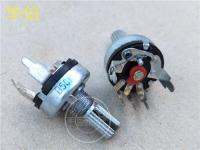 172-Type Potentiometer พร้อมสวิตช์ B500K A50KB500ยุโรปด้านนอกด้ามดัดยาว15MM Flower