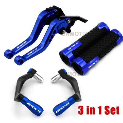 For Suzuki GSXS GSX-S 125 150 2017-2019 Modified CNC 6-stage Adjustable Brake Clutch Lever Handlebar Grips Protect Guard Set 1