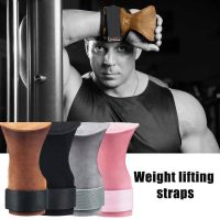 ✎✜ Cowhide Gym Gloves Grips Anti-Skid Weight Power Belt Deadlift Belt Gloves Lifting Fitness Workout Protection Crossfit Palm D6F7