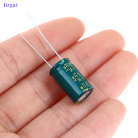 ?【Lowest price】Tirgat 20pcs 25V1000UF 10MMX16MM ตัวเก็บประจุใหม่ Electrolytic