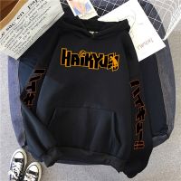 New Men Japan Anime Haikyuu Anime Prints Hoodies Fashion Hoody Hip Hop Sweatshirts Pullovers Cute Clothing Man Size XS-4XL