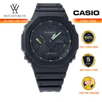 Đồng Hồ Quartz Nam Casio G-Shock Chính Hãng WATCHSTORE GA-2100-1A3DR Thiết Kế Mặt Kính Khoáng 45.4mm, Vỏ Và Dây Nhựa Bền Bỉ