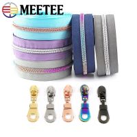 2Meters Sewing Zippers Nylon Zipper By The Meter Bag Zipper Slider Pulls Shoes Wallet Zips Head Decor Repair Kit DIY Accessories Door Hardware Locks F