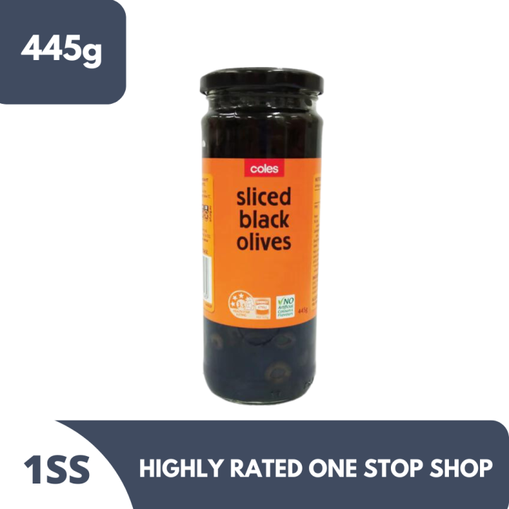 Coles Sliced Black Olives 445g Lazada PH